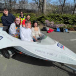 Heriot-Watt engineering students set sail with help from plant sector Engineering students in a boat