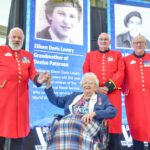 JCB unveils wall of honour for family VE Day commemoration