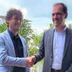 Manitou completes acquisition of Sitia’s robotics division Clément Aubry Tardif, director of Sitia’s robotics division and Julien Waechter, VP R&D Manitou Group