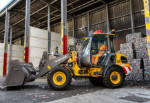 Electric loader helps recycling facility meet sustainability goals Electric wheel loader at recycling facility