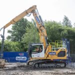 Customised crawlers excel on demanding excavation tasks Liebherr excavator on construction site