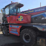 Jarvie Plant leads the way in sustainable plant hire with fully electric rotating telehandler Electric rotating telehandler