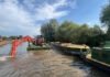 New images aim to inspire next generation of waterways engineers Construction equipment working on waterways network