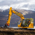 Blackwood’s northern expansion plans gather pace with new JCB machines Excavator working in Scottish Highlands