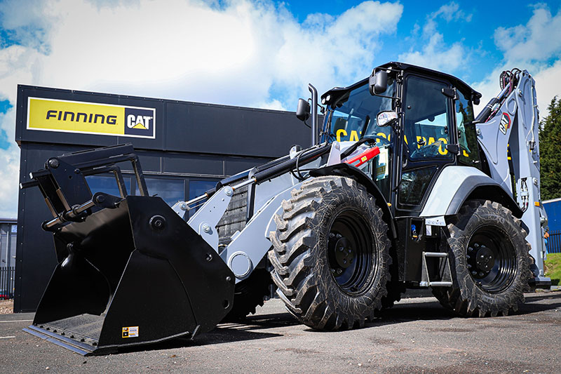 Cat 444 centennial backhoe loader