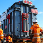 Collett & Sons completes delivery of three transformers to New Cumnock Substation Transporters at New Cumnock Substation