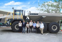 Customers appreciate Rokbak’s ‘strong Scottish heritage’ Rokbak RA40 at Nigeria Mining Week