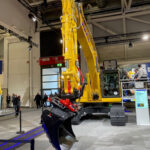Rototilt and Komatsu team up on integrated solution Komatsu excavator with Rototilt tiltrotator