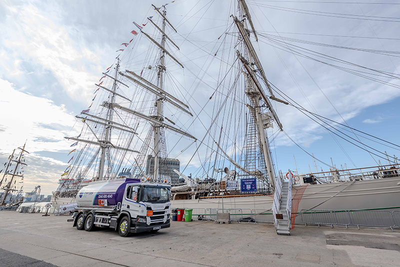 Certas Energy was the official fuel supplier for the Tall Ships Races in Aberdeen this year