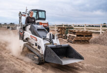 New Bobcat mini track loader ‘can go where other machines can’t’ Bobcat MT120 mini track loader carrying out construction task