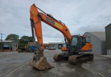 High-spec plant goes under the hammer after construction firm enters administration Excavator on building site