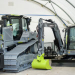 Finning presents Flannery with rare Centennial Grey machines Grey machinery to mark Caterpillar centenary