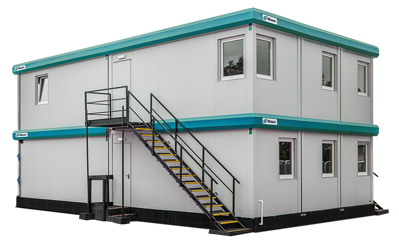 Modular construction site accommodation unit