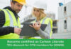 CITB members offered 70% discount on carbon literacy training Poster promoting carbon literacy training discount