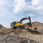 Volvo chooses Eskilstuna as location for new crawler excavator assembly plant Volvo excavator on construction site