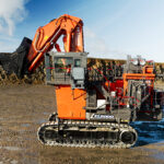 First Hitachi EX2000-7 ultra-large excavator arrives in Europe Hitachi ultra-large excavator
