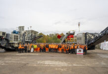 Blue customers experience MAGNA range at European launch event MAGNA machines at Terex Coalville site