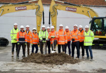 Construction underway on new Finning rebuild workshop Construction starts at new Finning workshop