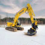 Komatsu and engcon collaboration marks ‘significant step’ toward smarter excavation solutions Komatsu excavator with engcon tiltrotator