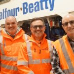 Balfour Beatty pioneers hydrogen-based engine cleaning tech to cut rail fleet emissions Balfour Beatty team