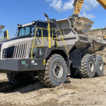 Motherwell-built haulers are a concrete success story in Canada Rokbak articulated hauler working at a pit