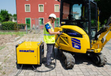 Komatsu Europe extends mini-excavator portfolio Komatsu electric mini-excavator