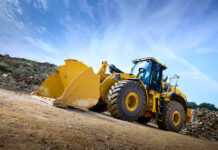 Safety first: SER invests in collision warning system Wheel loader belonging to Stevens Equipment Rental