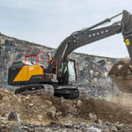 Volvo reports 18% rise in order intake for final quarter of 2025 Volvo excavator on construction site