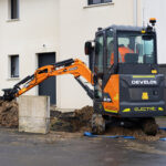 Develon unveils new electric mini-excavator Develon electric mini-excavator