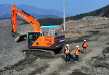 Develon looks to raise site safety with intelligent technologies Human detection system on construction site