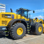 Komatsu machines to help drive McHale’s Scottish investment Wheel loader in construction yard