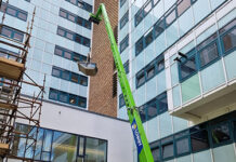 Merlo telehandlers hailed for versatility on Northern Ireland projects Merlo telehandler on construction project