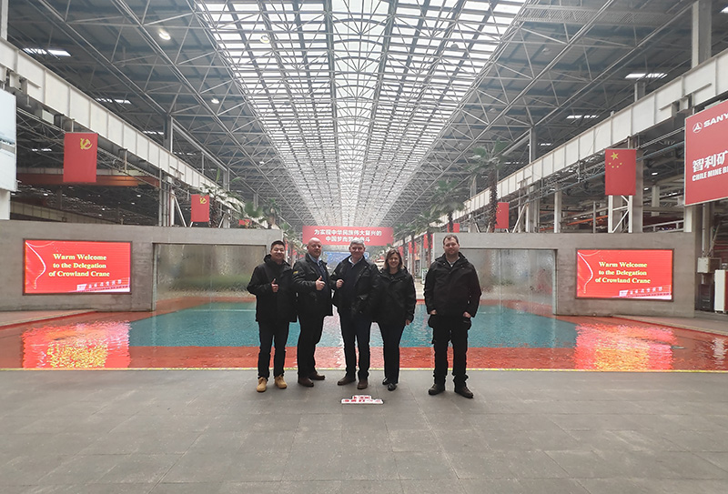 SANY UK and Crowland Cranes visit No.18 SANY Light House Factory in Changsha, China