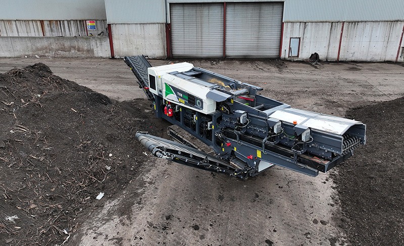 TXS 350 Starscreen on construction site