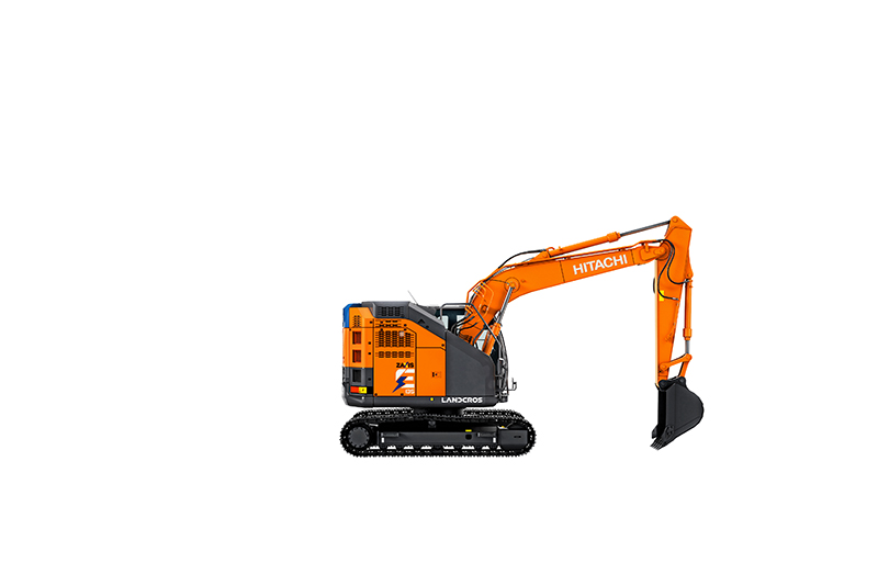 Hitachi electric excavator