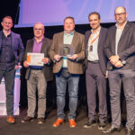 Scottish firm honoured at Develon dealer conference in Rome Gordons team with award