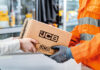 JCB introduces new online parts platform JCB parts being delivered in box