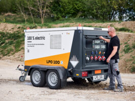 Ainscough to showcase Liebherr portable battery innovation at ScotPlant 2026 Liebherr's LPO 100 portable battery solution