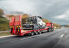 King Trailers are in for the long haul Trailer transporting construction machine