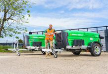 Sunbelt Rentals invests €1 million in utility equipment Construction worker standing in front of a cable winch