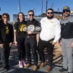 Finning field service engineer triumphs in global skills challenge Tom March with his award in Las Vegas