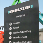 Molson enjoys ‘best ever’ start to a year in Scotland Sign at Molson Scotland Newhouse HQ