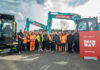 Plantforce invests over £1 million in advanced machine control technology Group photo at North West Tech Day