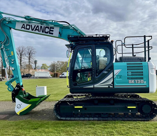 First machines start to arrive as build-up begins to ScotPlant 2026 Kobelco excavator