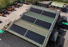 CRJ steps up sustainability progress with solar investment Solar panels on factory roof