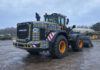 Tartan-branded loading shovel to raise money for MND research at ScotPlant 2026 Loading shovel in Doddie Weir tartan