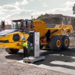 Volvo begins production of electric articulated haulers Volvo electric articulated hauler