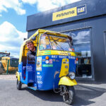Finning engineer embarks on tuk-tuk challenge in charity drive Chris Bee from Finning with tuk-tuk