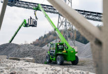 Merlo’s Hillhead line-up focuses on comfort, safety and sustainability Merlo P40.13 telehandler