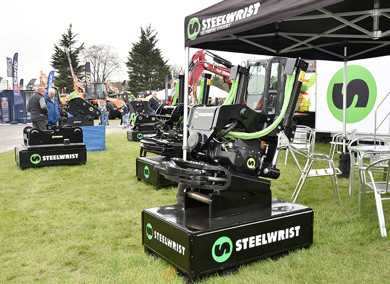 Steelwrist stand at ScotPlant 2026